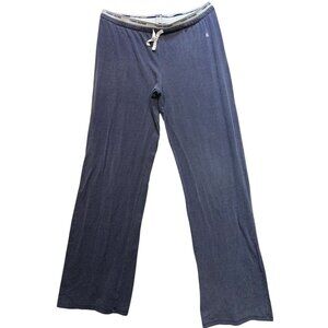 Tommy Hilfiger Women's Drawstring Elastic Waist Sleepwear Size S Blue Polka Dot